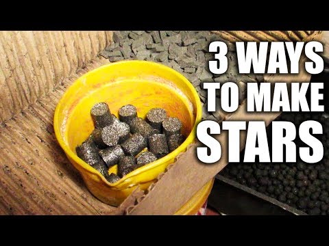 HOW TO MAKE A PYROTECHNICS STARS? / 3 WAYS