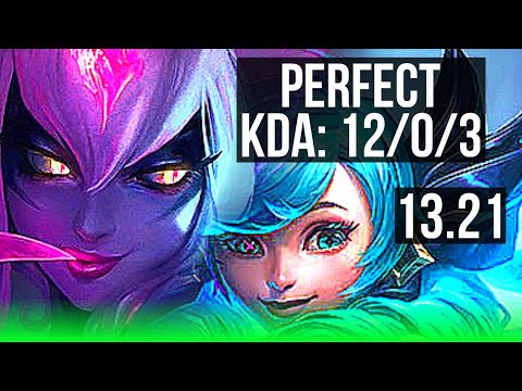 EVE vs GWEN (JNG) | 12/0/3, 70% winrate, Rank 7 Eve, Legendary | KR Master | 13.21