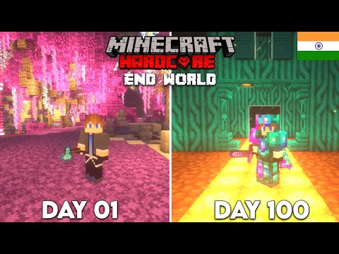 100 Days in END WORLD - Hardcore Minecraft (HINDI)