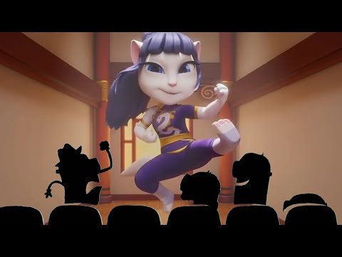 Minions Watch My Talking Angela 2 The Martial Arts Cinema Trailer (Short Video) 📺🍿😀