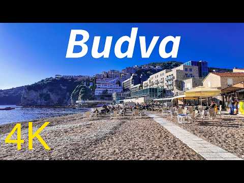 Budva, Montenegro in 4K Walking Tour February 2025