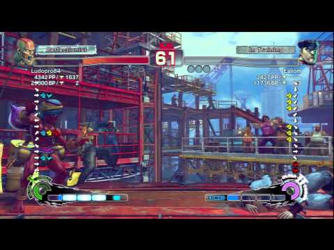 Ludopro84 [Dhalsim] Vs Ealiom [M.Bison] SSF4 AE Online Ranked Matches - PSN