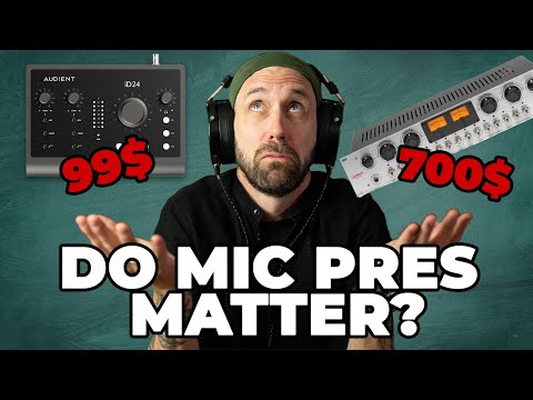 Three MIC PREAMPS compared! Can you hear the difference?