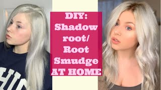 DIY: Shadow Root or Root Smudge AT HOME | EASY