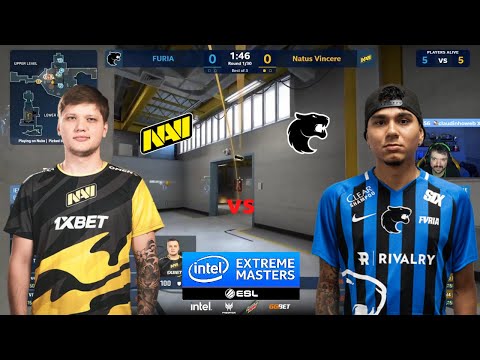 Furia vs NaVi NUKE MAP 2 IEM Global Challenge 2020 @Gaules