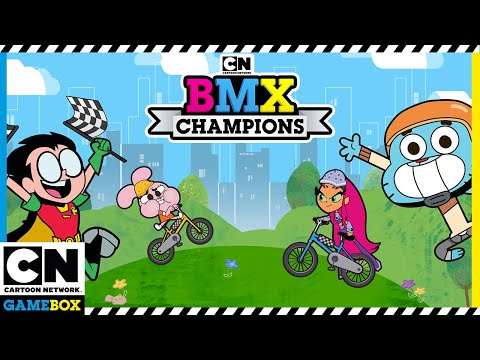 BMX Champions | Teen Titans Go Gameplay | Cartoon Network GameBox
