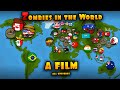 Zombies In The World FILM 2023 Countryballs