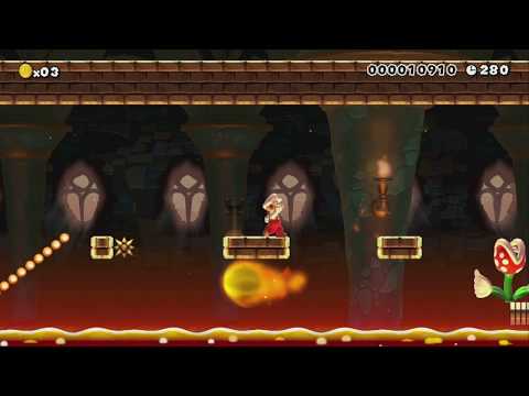 tingmario 4-4: piranha palace by ting girl - SUPER MARIO MAKER - NO COMMENTARY 1bh