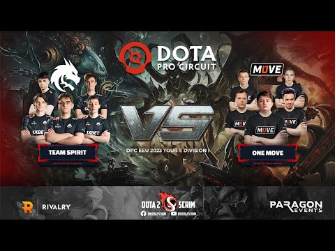 Team Spirit vs One Move - DPC EEU 2023 Tour 1: Division I - Game Highlights - BO3