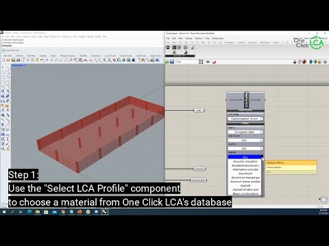 Grasshopper integration | One Click LCA tutorial