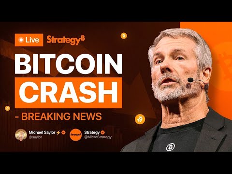 LIVE: Michael Saylor on Bitcoin Crash & MSTR Stock Drop – BTC Price Analysis