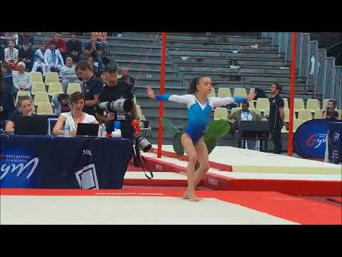 Alison Faure (2004) - junior - Championnat de France 2018