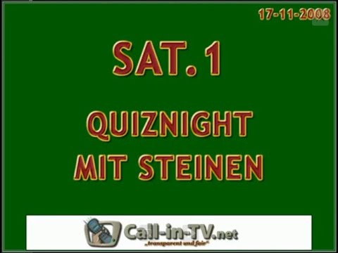SAT.1 QUIZNIGHT MIT STEINEN