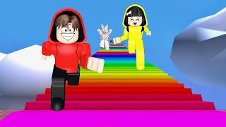 Download lagu Yuta, Mio Dan Baby Celine Naik Jembatan Menuju Ujung Pelangi Paling Tinggi || ROBLOX mp3