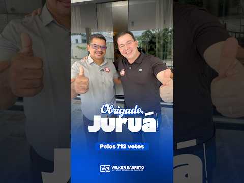 Muito obrigado, Juruá! ❤️💚