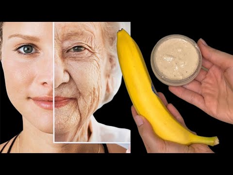 Banana Erases all wrinkles on the face! 100 year old recipe! TOP Recipes