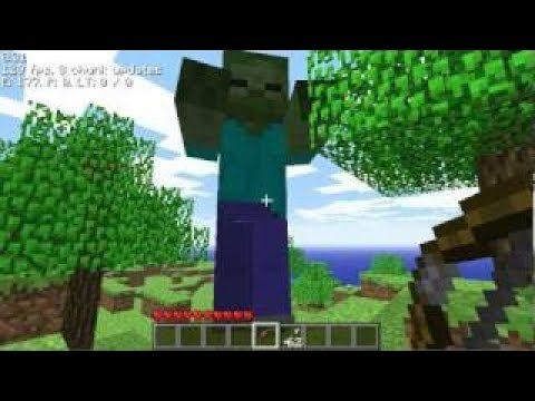 Very first test run of giants on minecraft