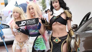 230528 아자대모터쇼 amc 모터 페스티벌 모델 직캠 코스플레이어 윤설화 잔나 박이슬,란하