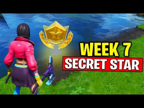 WEEK 7 SECRET BATTLE STAR LOCATION! Fortnite Season 10 - Secret Battle Star Week 7 | TamashaBera