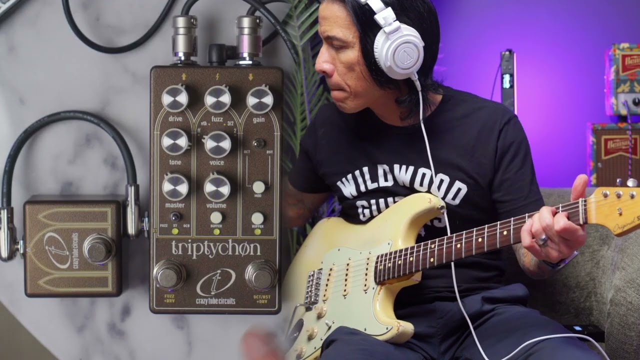 Crazy Tube Circuits Triptychon | Drive-Fuzz-Octave-Boost - YouTube
