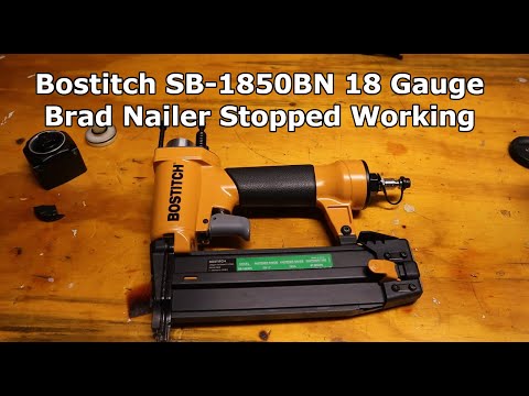 Bostitch SB1850BN 18ga Brad-Nagler funktioniert nicht mehr