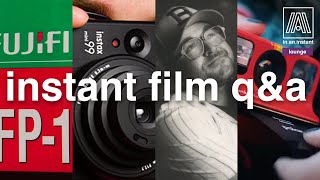 Instant Film Q&A - Future of Instax cameras, packfilm, photography on social med