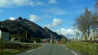 preview picture of video 'Autofahrt von Å nach Moskenes i Lofoten (31.05.2012)'