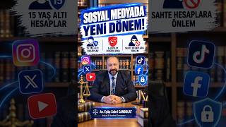 SOSYAL MEDYADA YENİ DÖNEM! 15 Yaş Altına Yasak mı Geliyor? | Av. Eyüp Sabri Canb
