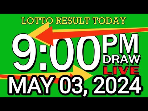 LIVE 9PM LOTTO RESULT TODAY MAY 03, 2024 #2D3DLotto #9pmlottoresultmay03,2024 #swer3result