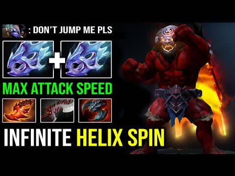 INFINITE AXE SPIN Max Speed 2x Moon Shard with Super Basher Abyssal & Satanic EZ Counter Tinker DotA