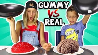 ALL GUMMY vs REAL IN ONE VIDEO!!!!!!