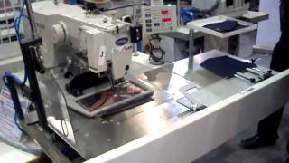 Швейный автомат для декоративной отстрочки карманов и клапанов 311 SiPami video