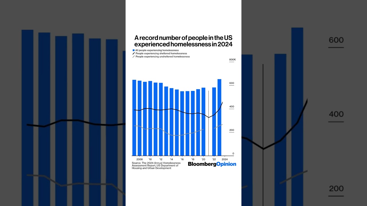 A record number of people in the US experienced homelessness in 2024