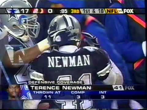 Terence Newman INT #3 at Washington 12/14/03