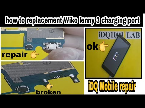 Wiko lenny 3 charging not warking charging port change 100% warking idq1009.offical #wikolenny3