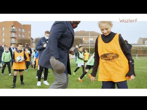 Jean-Pierre Papin & Basile Boli à L'US Mineurs de Waziers (mars 2021)