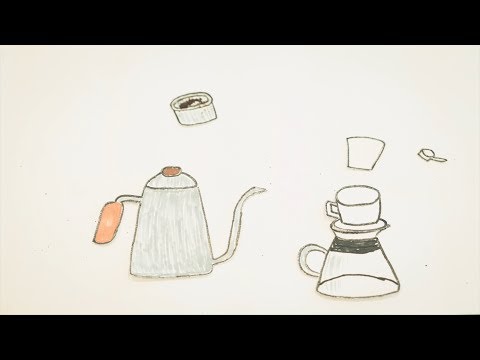 Hand Drip Coffee Stop Motion