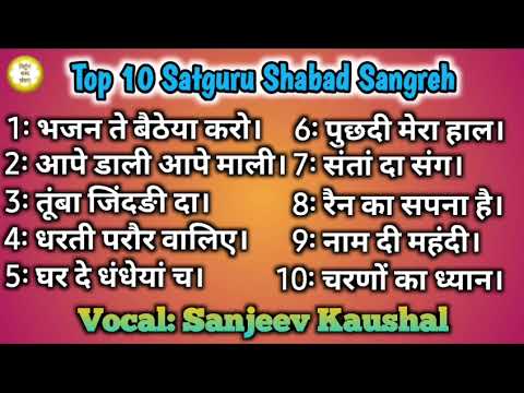 Top 10 Satguru Shabad Sangreh | Non Stop~134 | Popular Shabad By Nirgun Shabad Sansaar | Guru Shabad