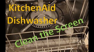 KitchenAid Dishwasher - Clean the screen (Making Noise)