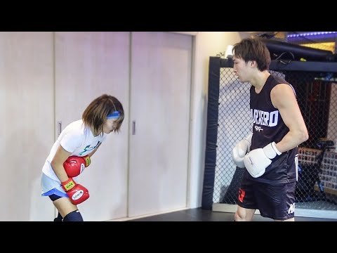 【鬼教官】女だろうが容赦しない安保瑠輝也の熱血スパーリング