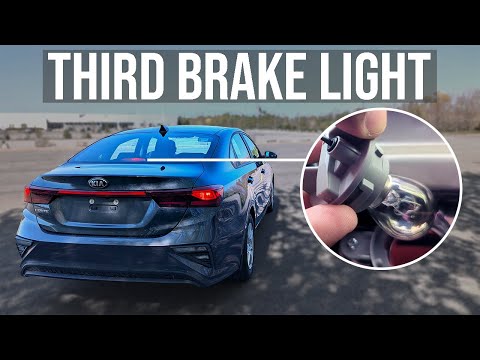 How to Replace 3rd / Third (Center) Brake Light - Kia Forte (2019-2024)