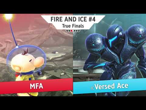 MFA (Olimar) vs Versed Ace (Samus, Palutena, Dark Samus) - Fire and Ice #4 True Finals