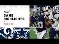 Rams vs. Cowboys Week 15 Highlights | NFL 2019 Rams vs. Cowboys Week 15 Highlights | NFL 2019