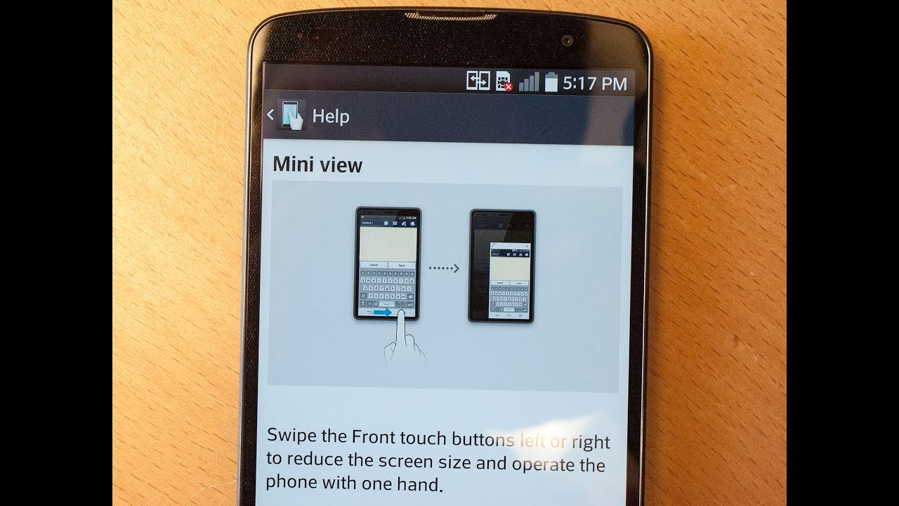 Using Mini View on the LG G Pro 2 - YouTube