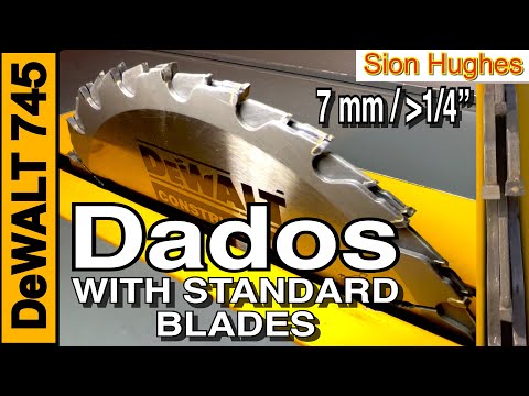DeWALT 745  cutting dados