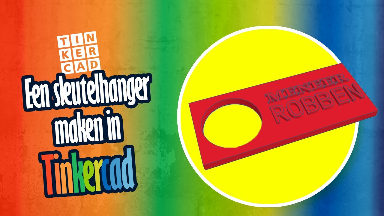 Tinkercad | Een sleutelhanger maken