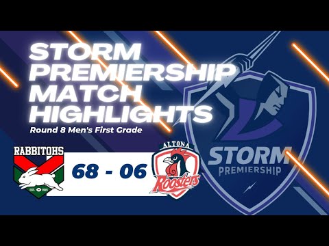 Truganina Rabbitohs vs Altona Roosters -Storm Premiership Men's First Grade Round 8 Match Highlights