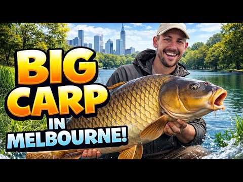 20lb+ CARP Caught In Albert Park (Melbourne!)
