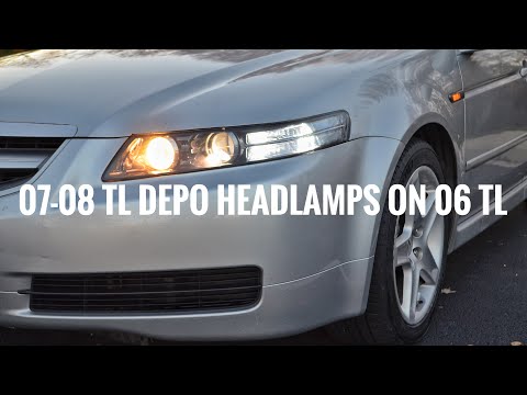 07-08 TL Depo Headlamps For My 06 TL (switchback turn signal )