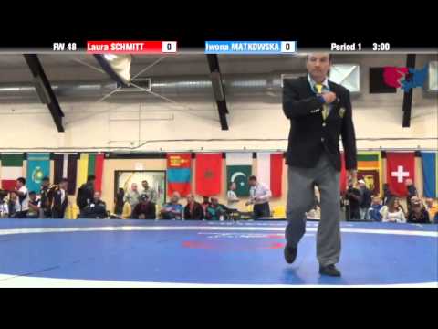 48 KG RR3 - Laura Schmitt (GER) vs Iwona Matkowska (POL)